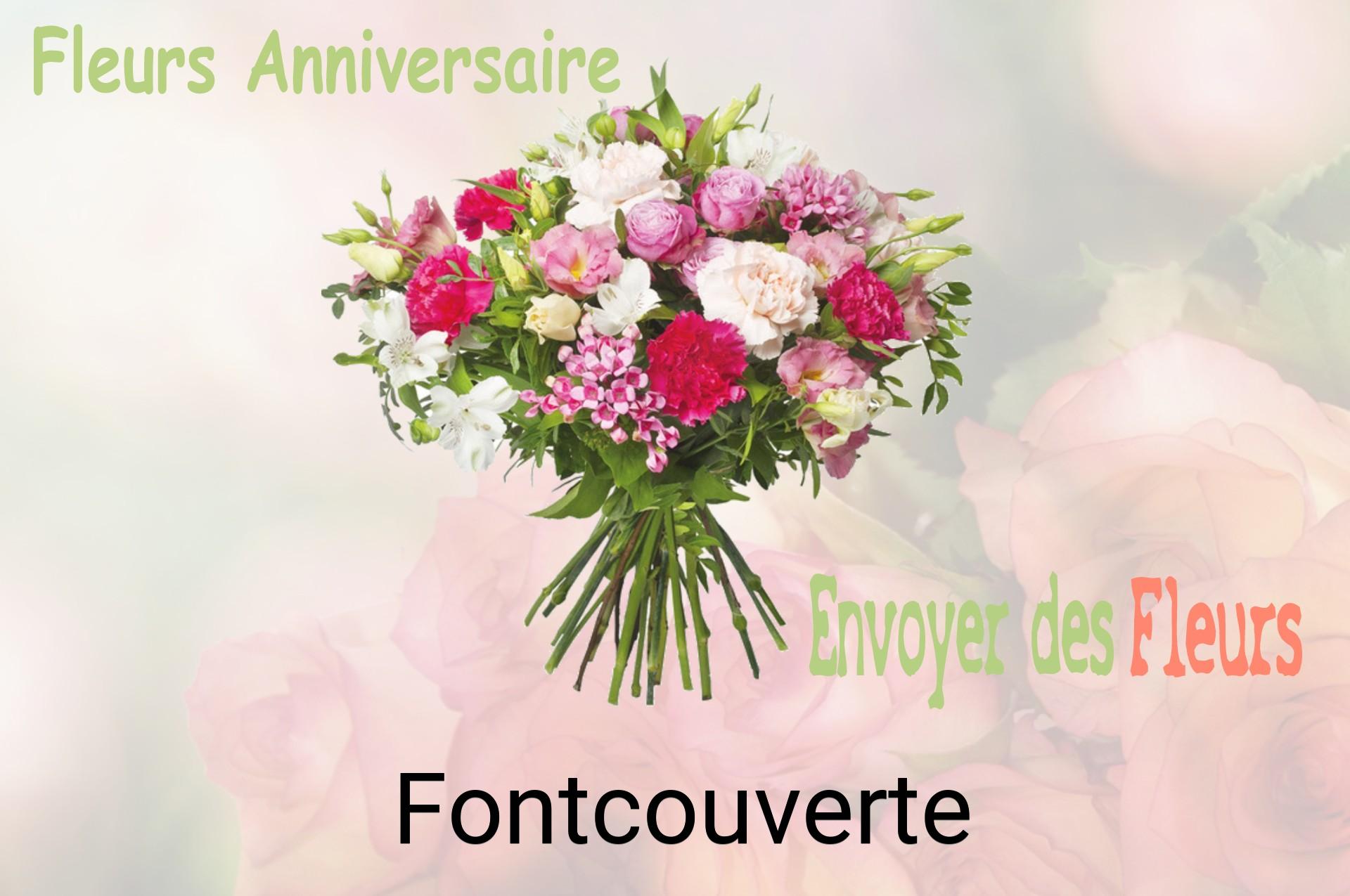 Bouquet de fleurs d’anniversaire livré à Fontcouverte