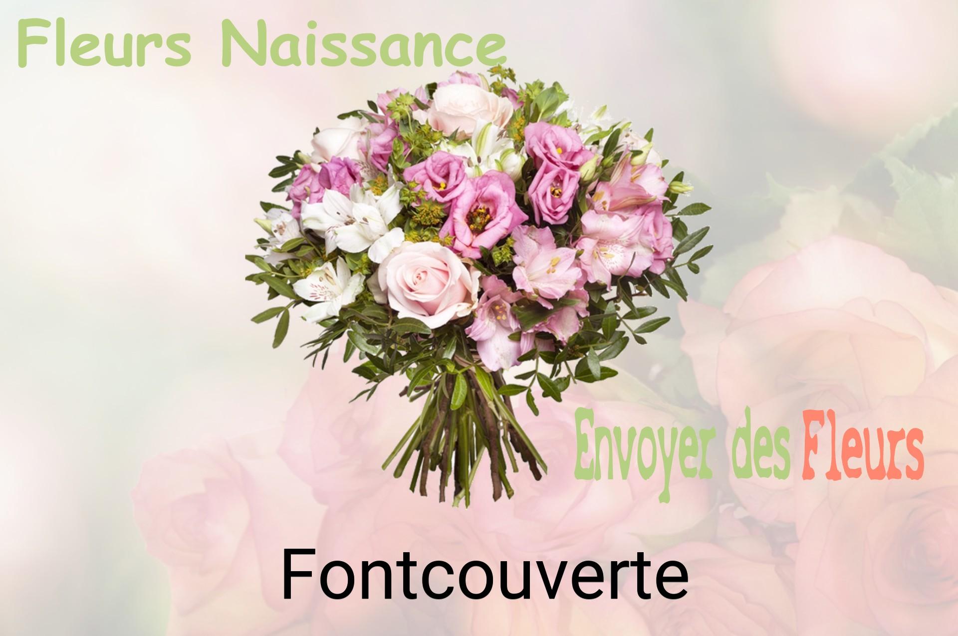 Bouquet de fleurs de naissance livré à Fontcouverte